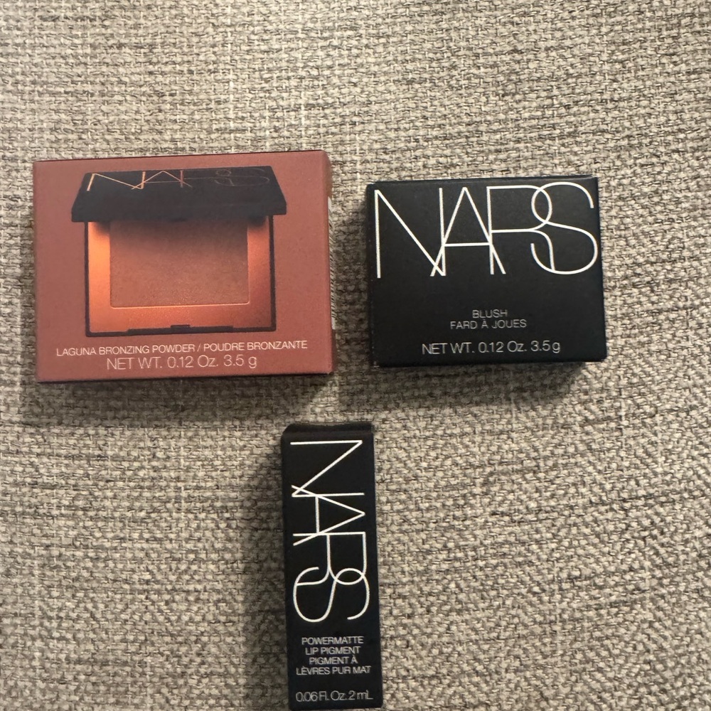 NARS Bronzer, Blush, and Lip Pigment Set(mini)